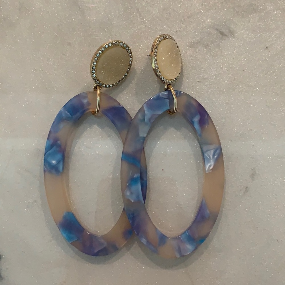 Bauble bar acrylic earrings
